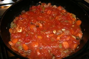 Incorporate with the veggies for the beginning of a nice ragu.